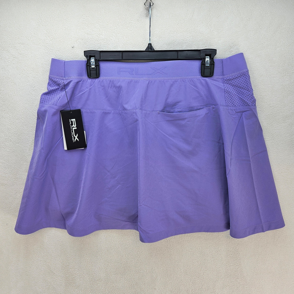 RLX RALPH LAUREN WOMEN'S XL GOLF SKORT PURE LILAC PERFORMANCE NWT MSRP $148