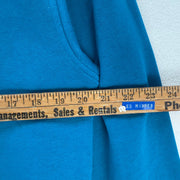 LEVI'S MEN'S SMALL OG FLEECE HOODIE TEAL BLUE SOFT MID DUTY