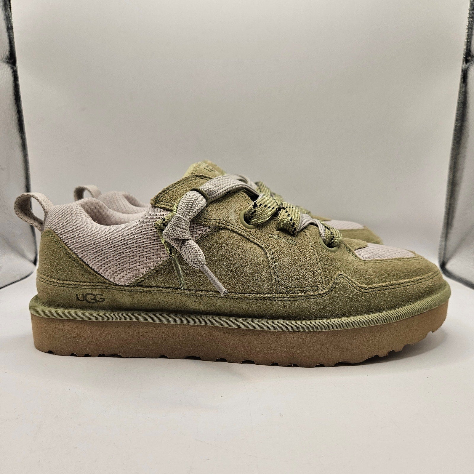 UGG WOMEN'S 12 LO LOWMEL MUTED BRASS SUEDE CASUAL SHOES 1168890 NWOB