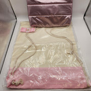 BABYROLL ROSEDREAM PINK PUFFER TOTE BAG & DRAWSTRING BACKPACK SET KAWAII