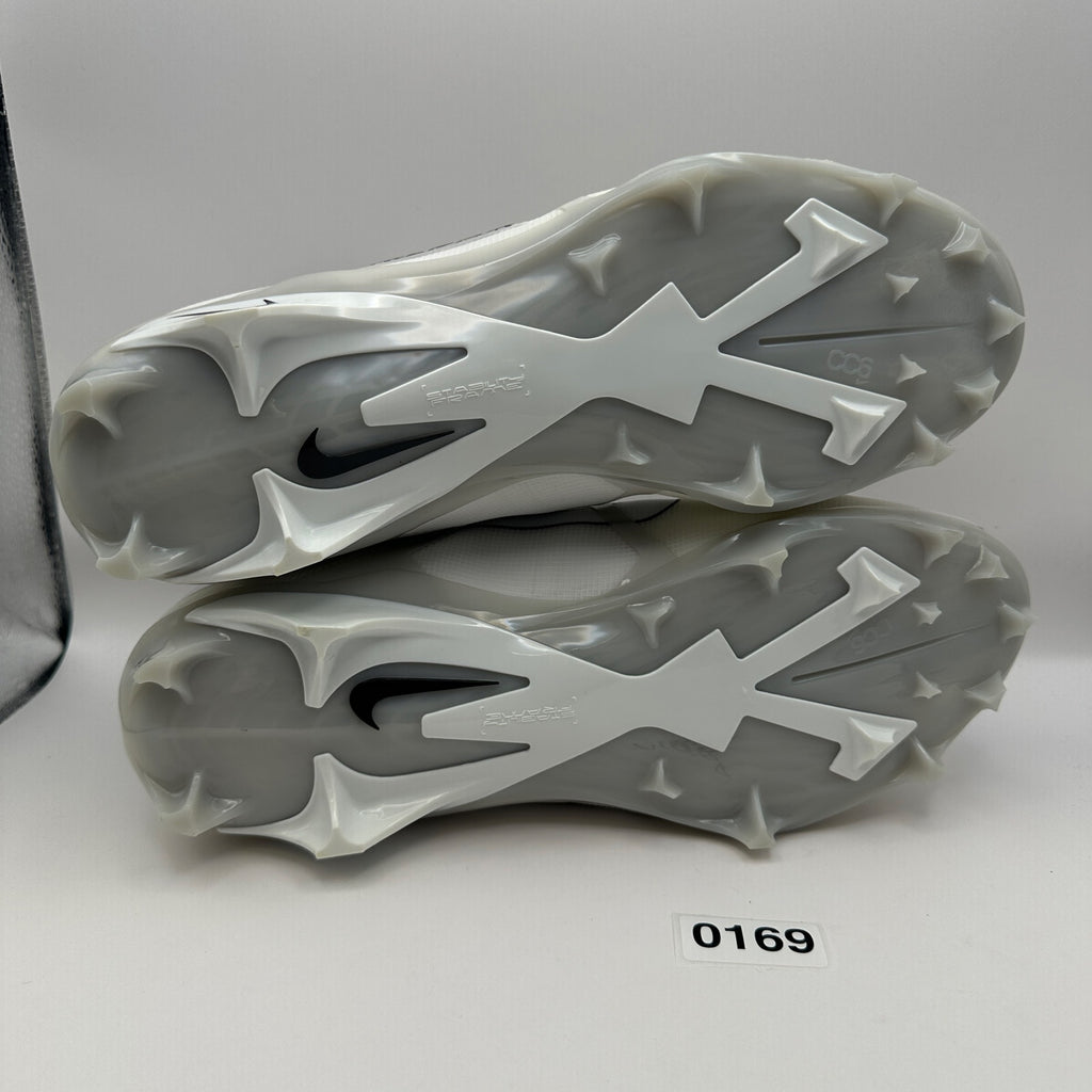 NIKE Men's 12.5 Alpha Menace ELITE 3 White Football Cleats DM1792-109