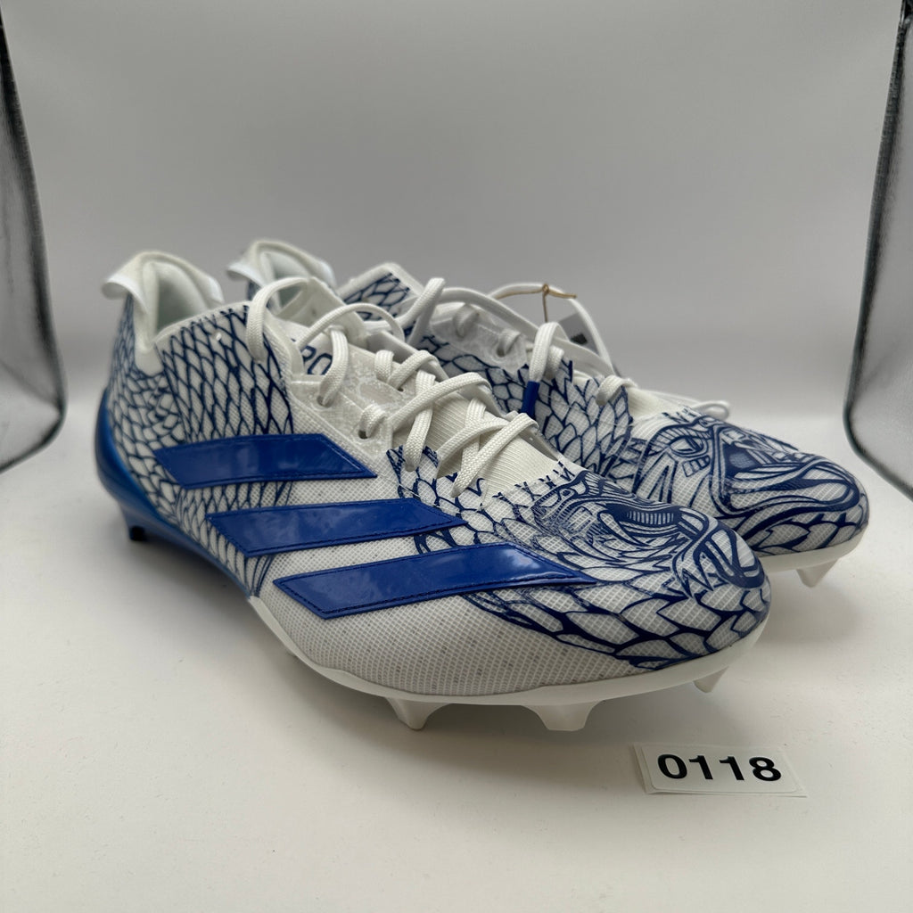 ADIDAS Adizero Mens 14 Electric Football Cleats Graffiti Blue/White IH8569