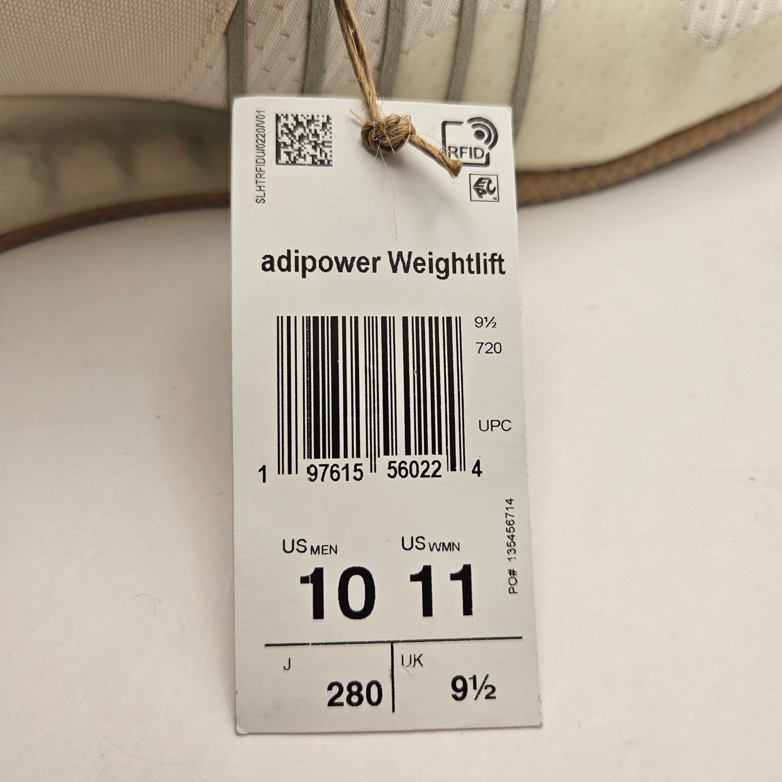 ADIDAS MEN'S 10 ADIPOWER III WEIGHTLIFTING SHOES WARM SANDSTONE IH8235