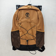 TIMBERLAND UNISEX BACK TO SCHOOL BACKPACK WHEAT NWT EMBROIDERED LOGO HEAVY DUTY
