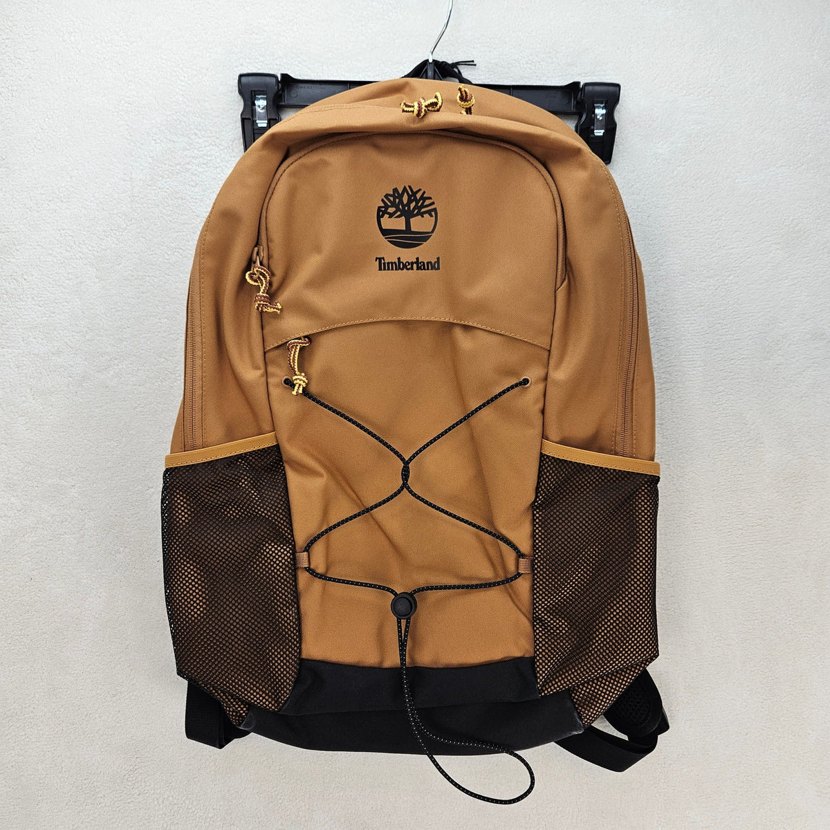 TIMBERLAND UNISEX BACK TO SCHOOL BACKPACK WHEAT NWT EMBROIDERED LOGO HEAVY DUTY