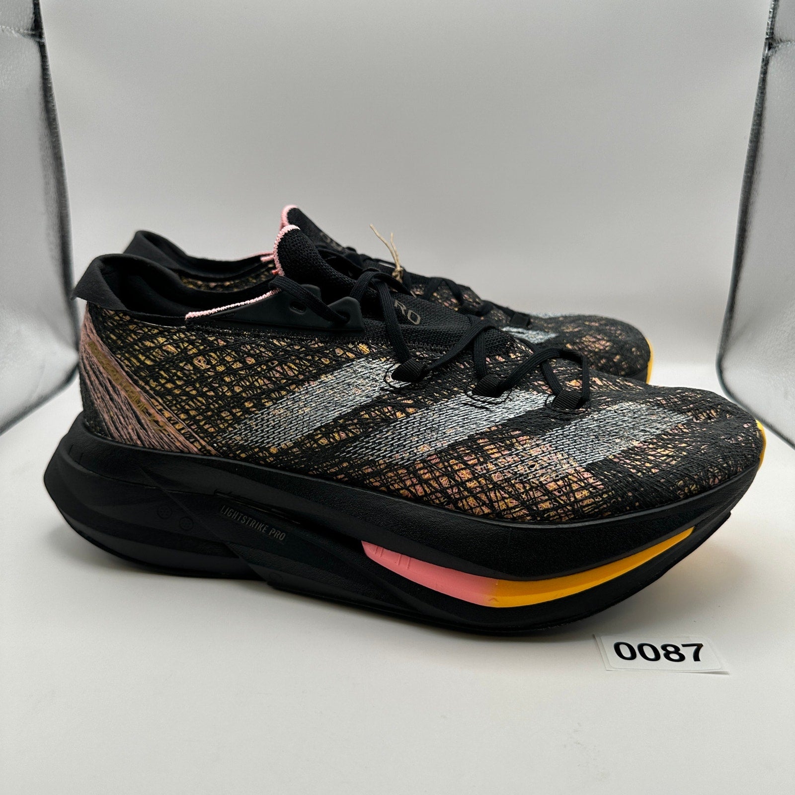 Adidas Adizero Prime X 2.0 Strung Running SHoes Black ID0267 Mens Size 11.5