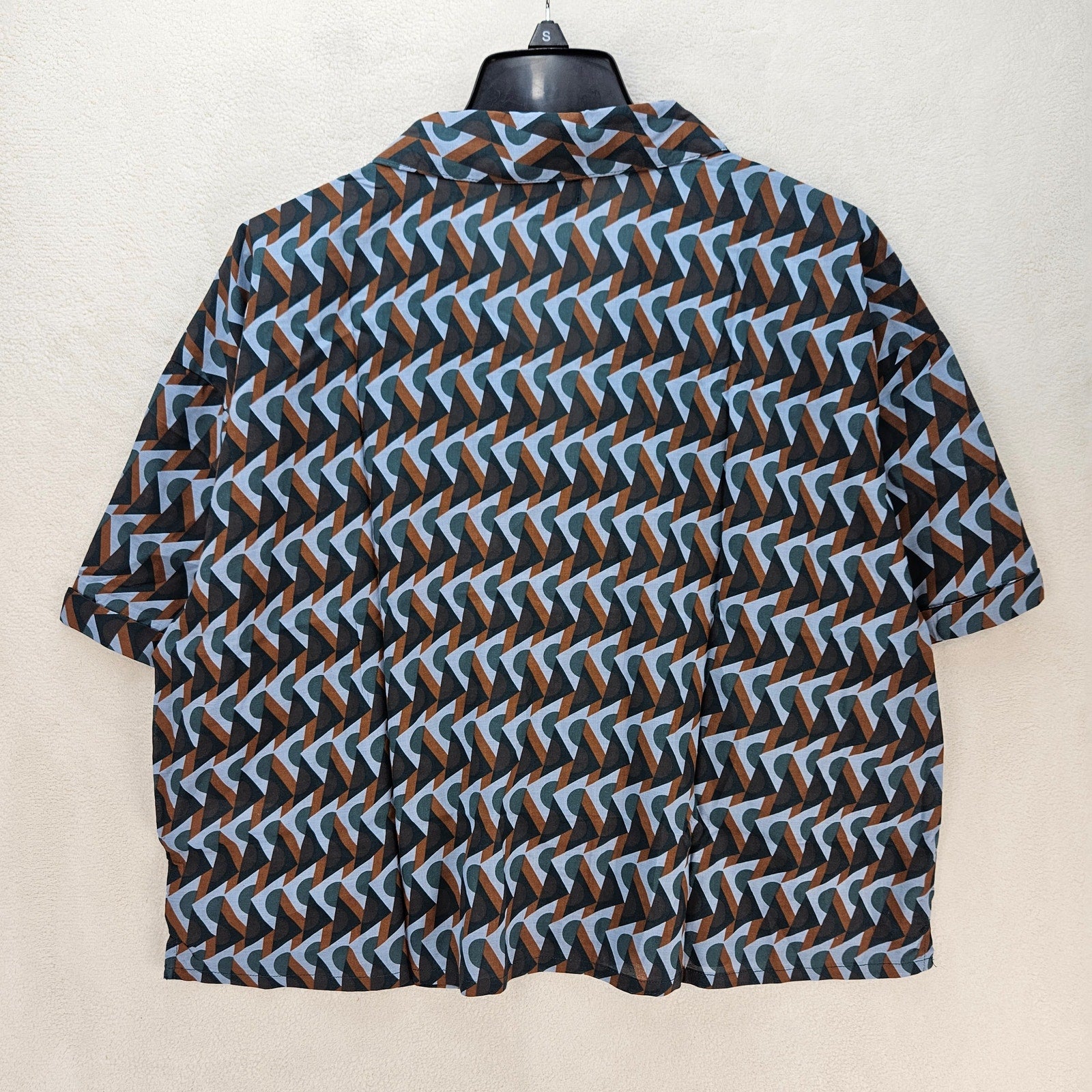 PRANA WOMEN'S XL IGUALA TOP HIGH TIDE RETRO GEO NWT