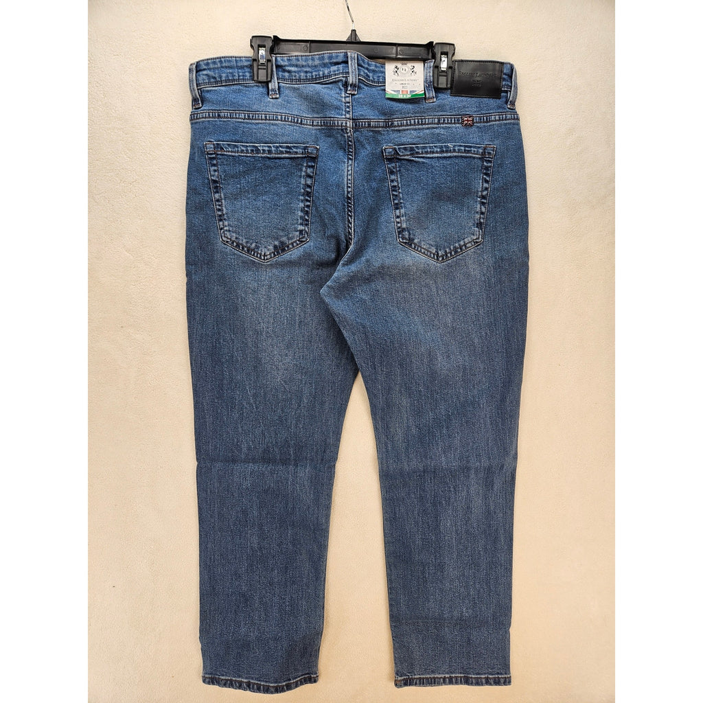 ENGLISH LAUNDRY MEN'S 38X30 SLIM STRAIGHT JEAN NWT MEDIUM WASH