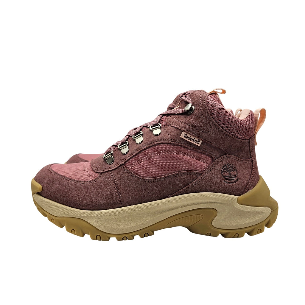 TIMBERLAND WOMEN'S 7 MT MADDSEN PEAK MEDIUM PINK NIB WATERPROOF HIKING