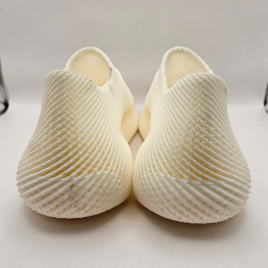 ADIDAS MEN'S 11.5 4DFWD SLIP ON 4D PRINTED RUNNING SHOES OFF WHITE CREAM NWOB