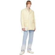 ECCO KOLLECTIVE X BIANCA SAUNDERS 43 MAGGOTY LOAFER WHITE NIB $535 39001491083