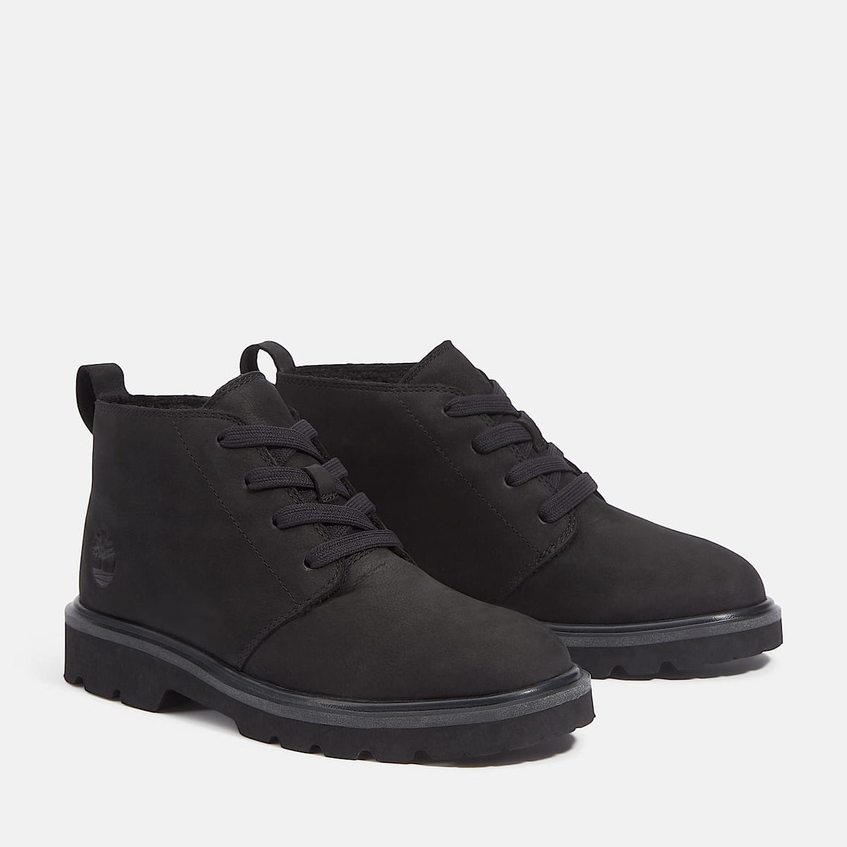 TIMBERLAND WOMEN'S 11 ROWAN WAY WARM LINED CHUKKA BOOT BLACK NUBUCK NIB