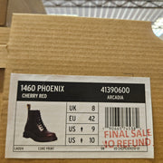DR MARTEN MEN'S 9 ARCADIA CHERRY RED 1460 INFERNO 41764600