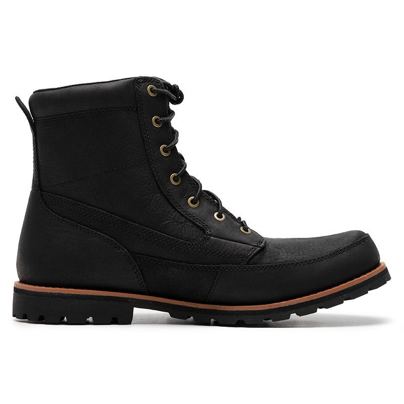 TIMBERLAND MEN'S 13 ATTLEBORO MID LACE BOOT JET BLACK NIB TB1A657D015