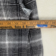 LEVI'S MEN'S SMALL HOODED WORKER SHIRT AMETRINE PLAID METEORITE