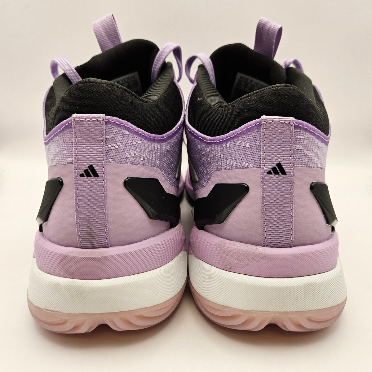 ADIDAS WOMEN'S 8.5 CRAZYFLIGHT MID VOLLEYBALL SHOES LAVENDER WHITE NWOB
