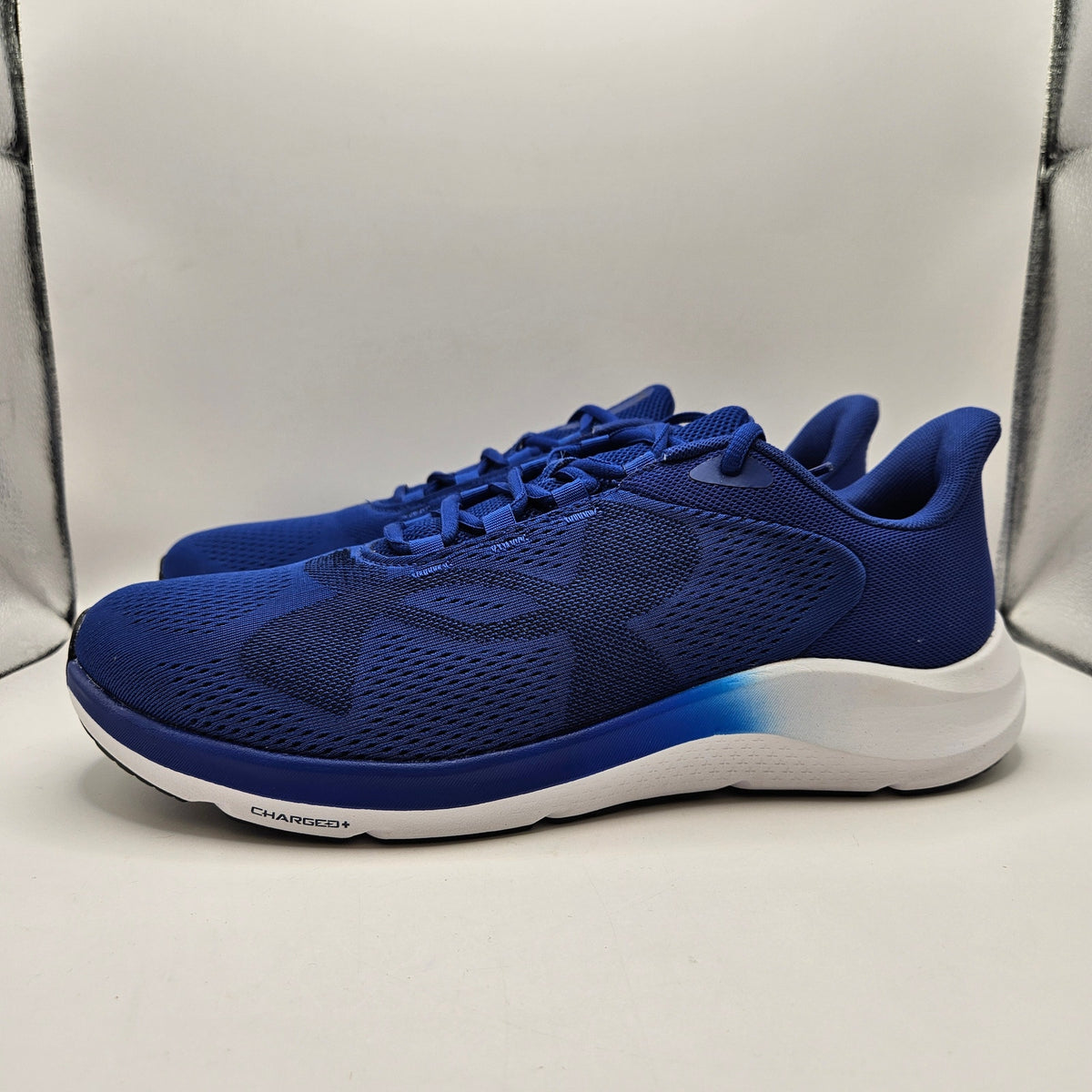 UNDER ARMOUR MEN'S 13 CHARGED PURSUIT 4 ROYAL BLUE ATHLETIC SNEAKER NWOB 6000597