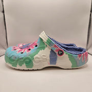 CROCS MEN'S 13 BAYA LINED TIE DYE GRAPHIC CLOG NWT 207329
