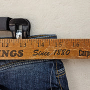 LEVI'S JUNIORS SIZE 5 DENIM SHORTS MEDIUM WASH CUFFED STRETCH JEAN SHORTS NWT
