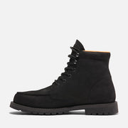 TIMBERLAND MEN'S 8 REDWOOD FALLS MID LACE WATERPROOF BLACK NUBUCK BOOTS