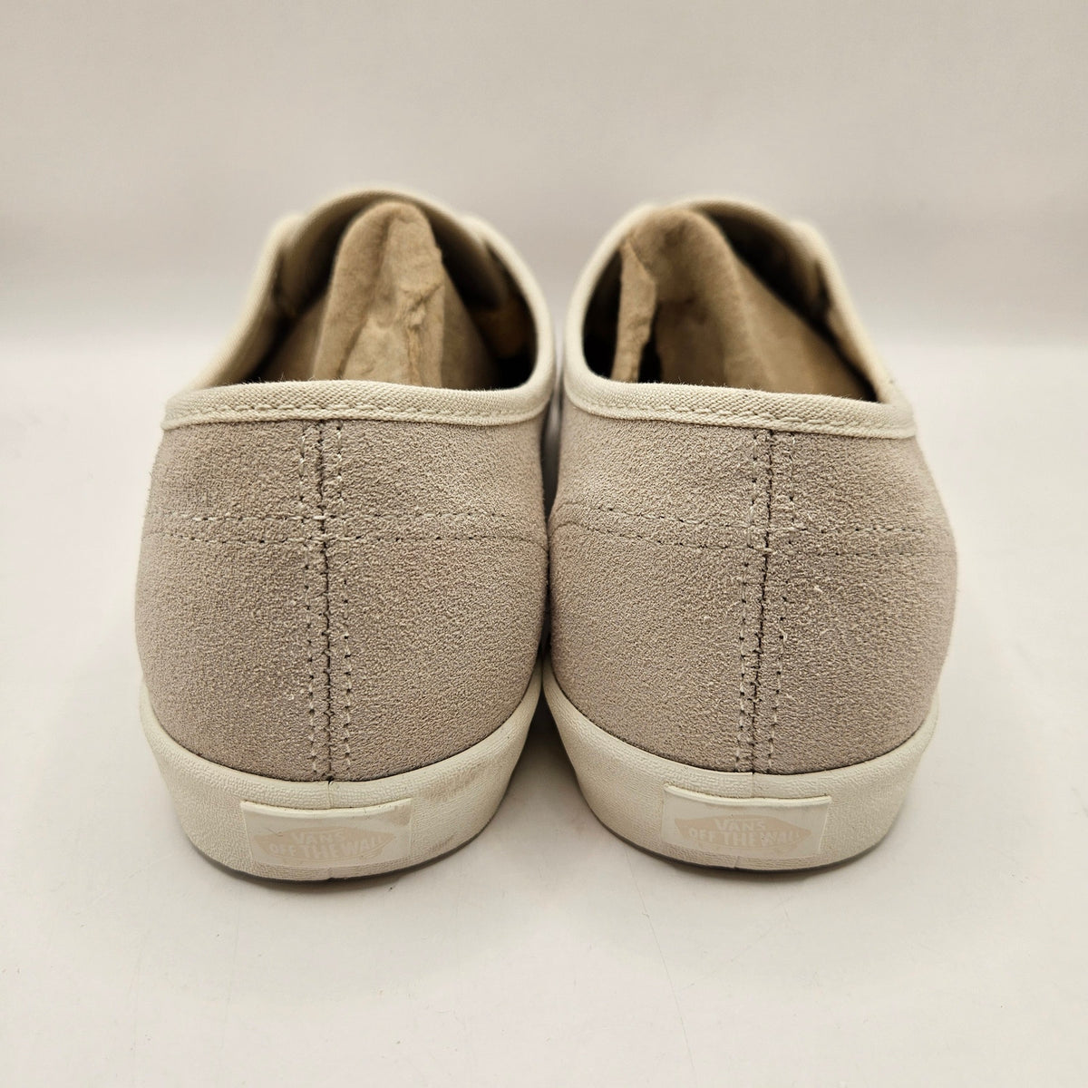 VANS WOMEN'S 9 AUTHENTIC LOW PRO FAT LACE TURTLEDOVE YARROW SUEDE BEIGE