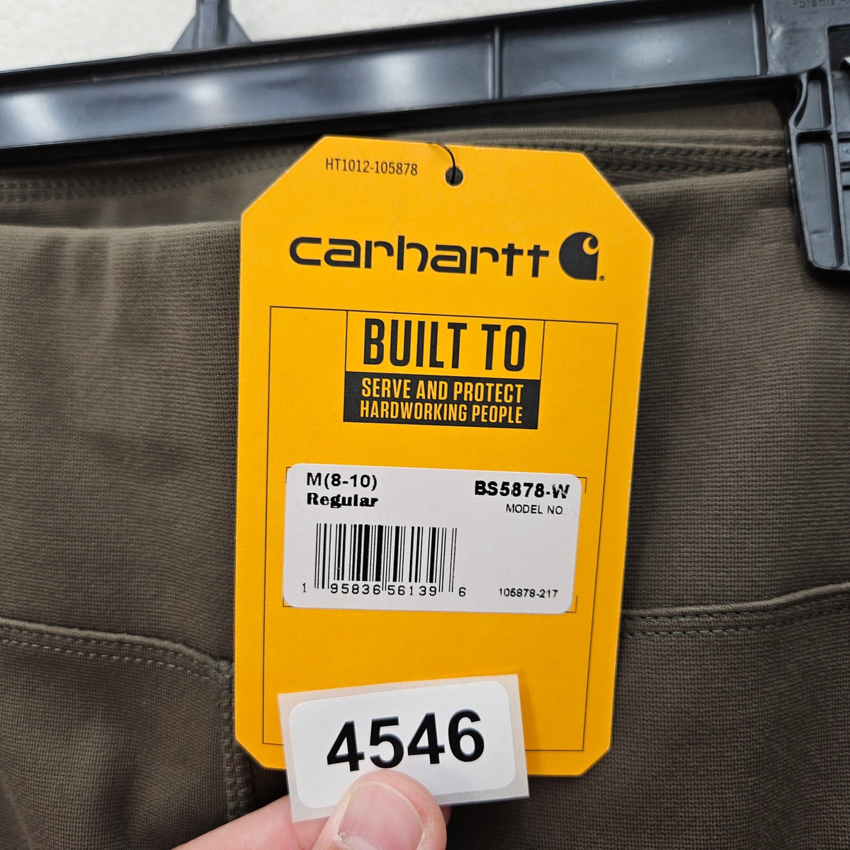 CARHARTT WOMEN'S MEDIUM FORCE FITTED LIGHTWEIGHT UTILITY SHORTS TARMAC BS5878
