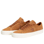 CONVERSE MEN'S 10.5 ON STAR PRO LOW NUBUCK WARM TAN EGRET SKATEBOARDING A09247C
