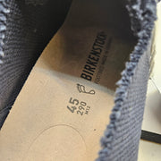 BIRKENSTOCK MEN'S 12 BEND LOW DECON MIDNIGHT TEXTILE FRAYED NARROW 1027296 NWOB