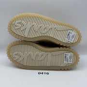CLARKS Women's 6.5 MAYHILL WALK Gray/Snake Leather Platform Shoe