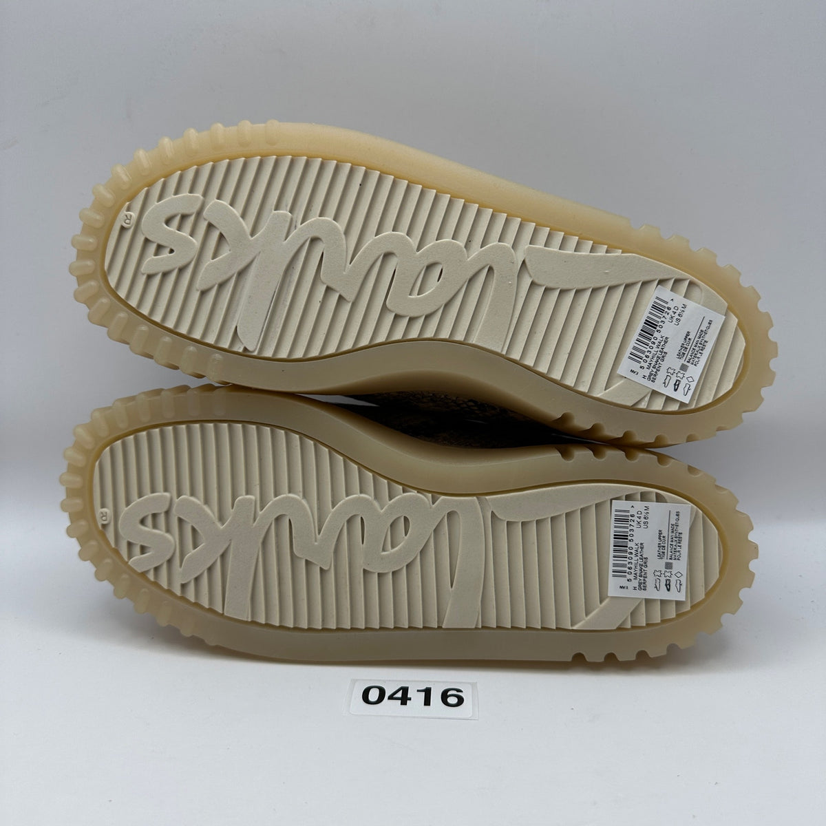 CLARKS Women's 6.5 MAYHILL WALK Gray/Snake Leather Platform Shoe