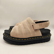 DR MARTENS WOMEN'S 7 KOLE ZEBRILUS SANDALS SUEDE POWDER PINK NJ004 NWOB