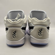 NIKE MEN'S 17 AIR ZOOM GT HUSTLE 2 WHITE BLACK BASKETBALL SNEAKER DX9190-100