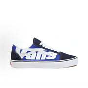 VANS MEN'S 9.5 OLD SKOOL JUMBO VANS BLUE WHITE LOW TOP SNEAKER NIB