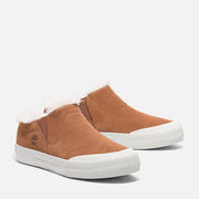 TIMBERLAND WOMEN'S 9.5 SKYLA BAY 2.0 LOW WARM LINED SNEAK RUST SUEDE NIB
