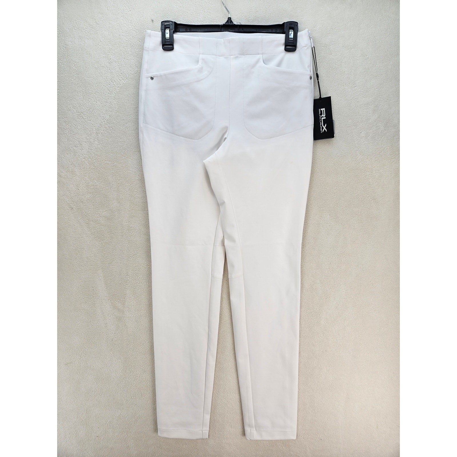 RLX RALPH LAUREN GOLF PANTS WOMEN'S 4 WHITE STRETCH MSRP $168 NWT