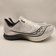 SAUCONY MEN'S 8.5 ENDORPHIN CHEETAH RUNNING TRACK N FIELDS SPIKES WHITE