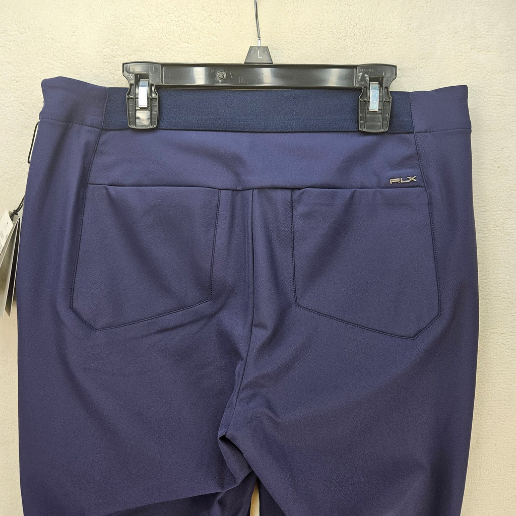 RLX RALPH LAUREN WOMEN'S 6 NAVY STRETCH GOLF PANTS EXTENSIBLE NWT