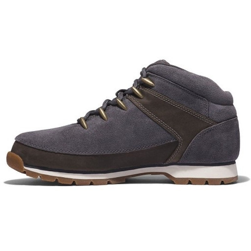 TIMBERLAND MEN'S 7.5 EURO SPRINT MID HIKER NUBUCK BOOT DK GRY SUEDE BOOT NIB