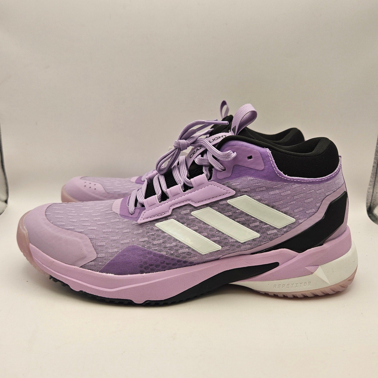 ADIDAS WOMEN'S 9 CRAZYFLIGHT 6 MID PURPLE INDOOR VOLLEYBALL SHOES HP7031 NWOB