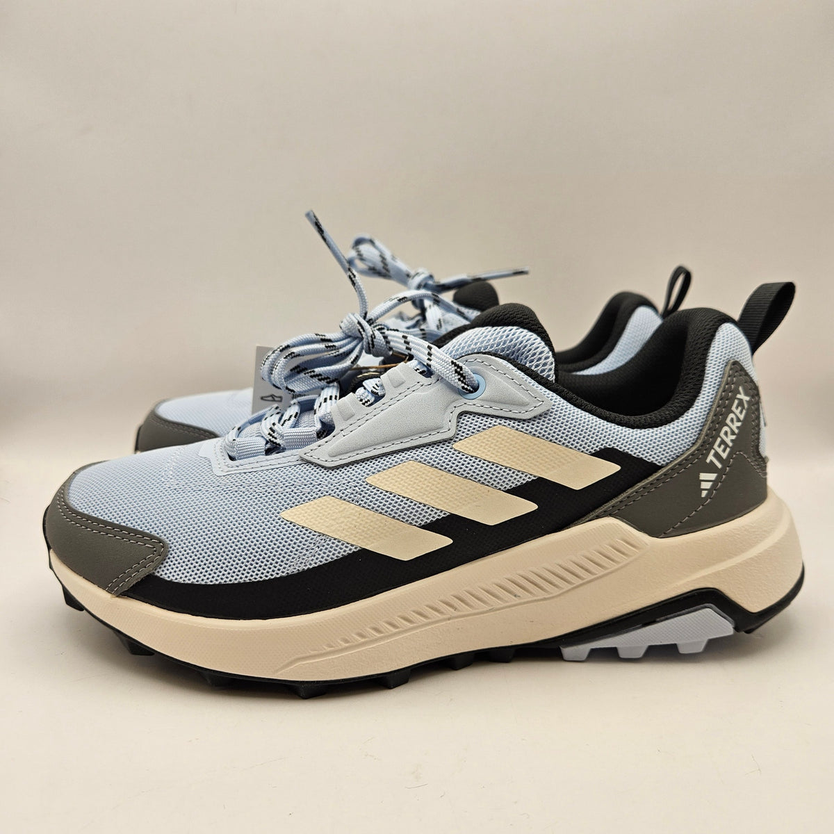 ADIDAS MEN'S 5.5 TERREX TRAIL RUNNING SHOES BLUE GRAY HIKING SNEAKERS NWOB