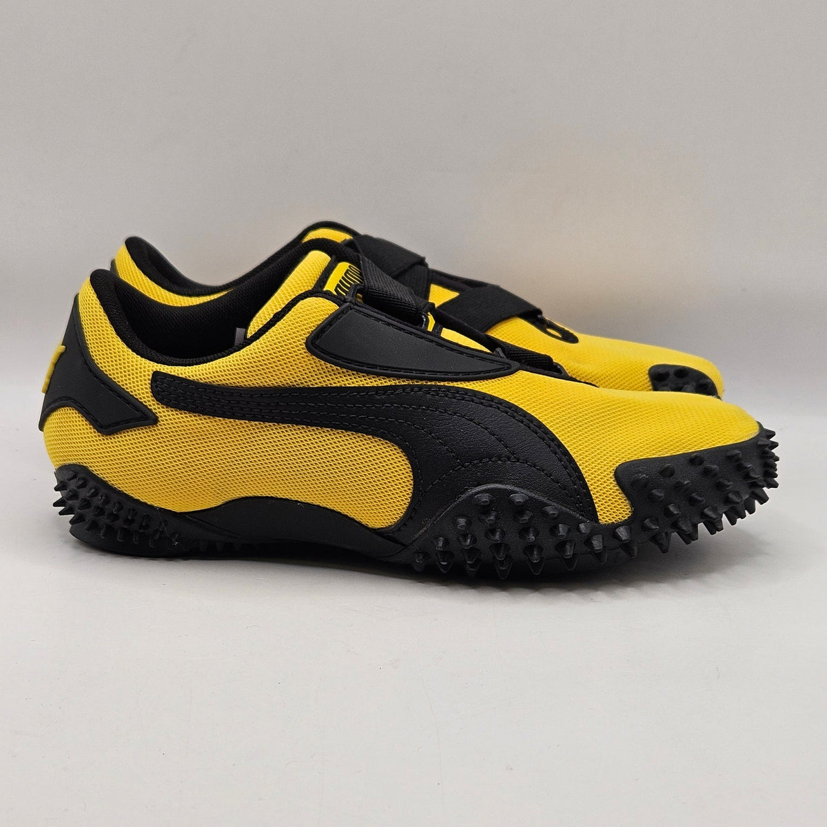 PUMA WOMEN'S 6 KIDS 4.5 MOSTRO OG PRIME PELE YELLOW BLACK STRAP ON 403729-06
