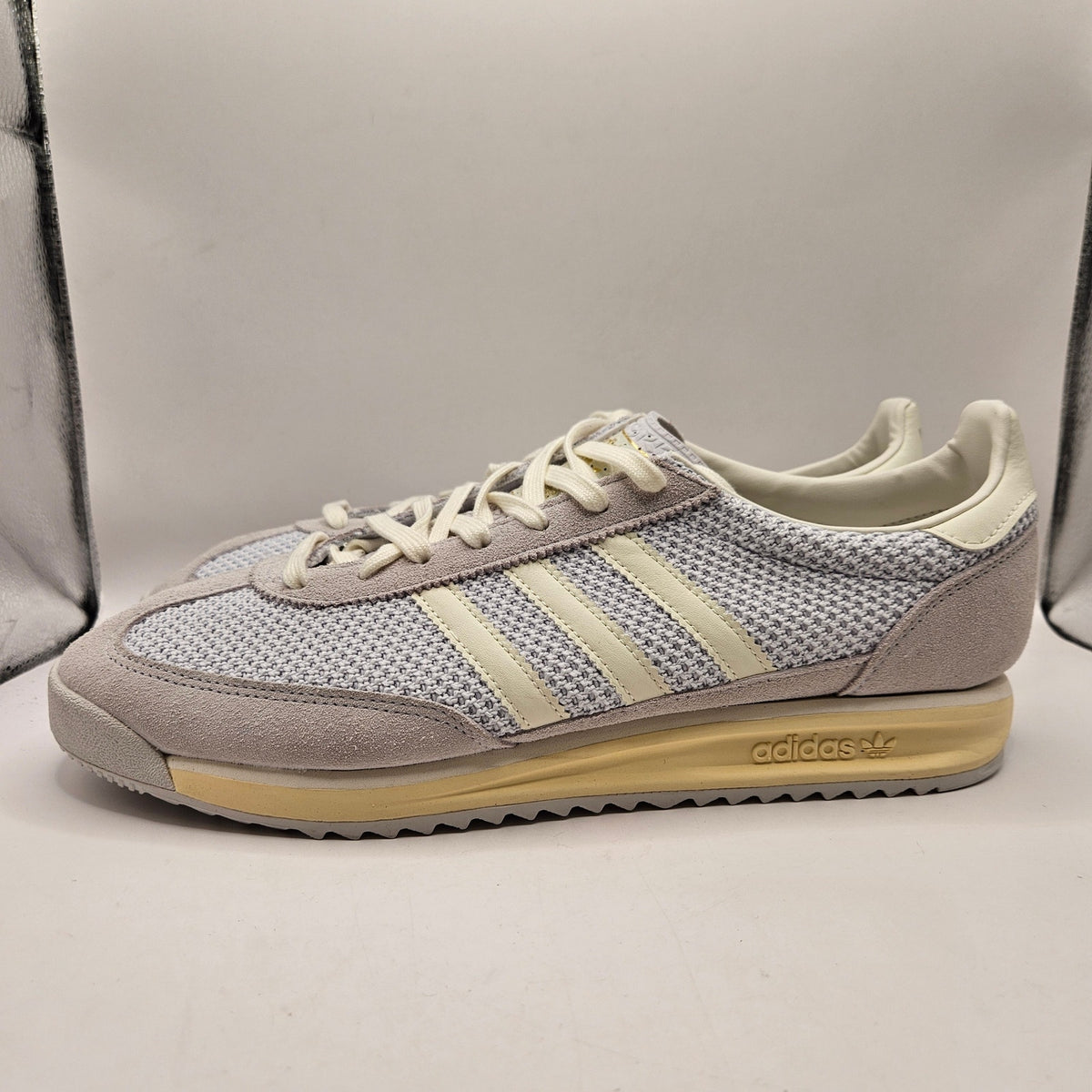 ADIDAS ORIGINALS MEN'S 13 SL 72 RS GREY WHITE RETRO CASUAL SNEAKERS JR8773 NWOB