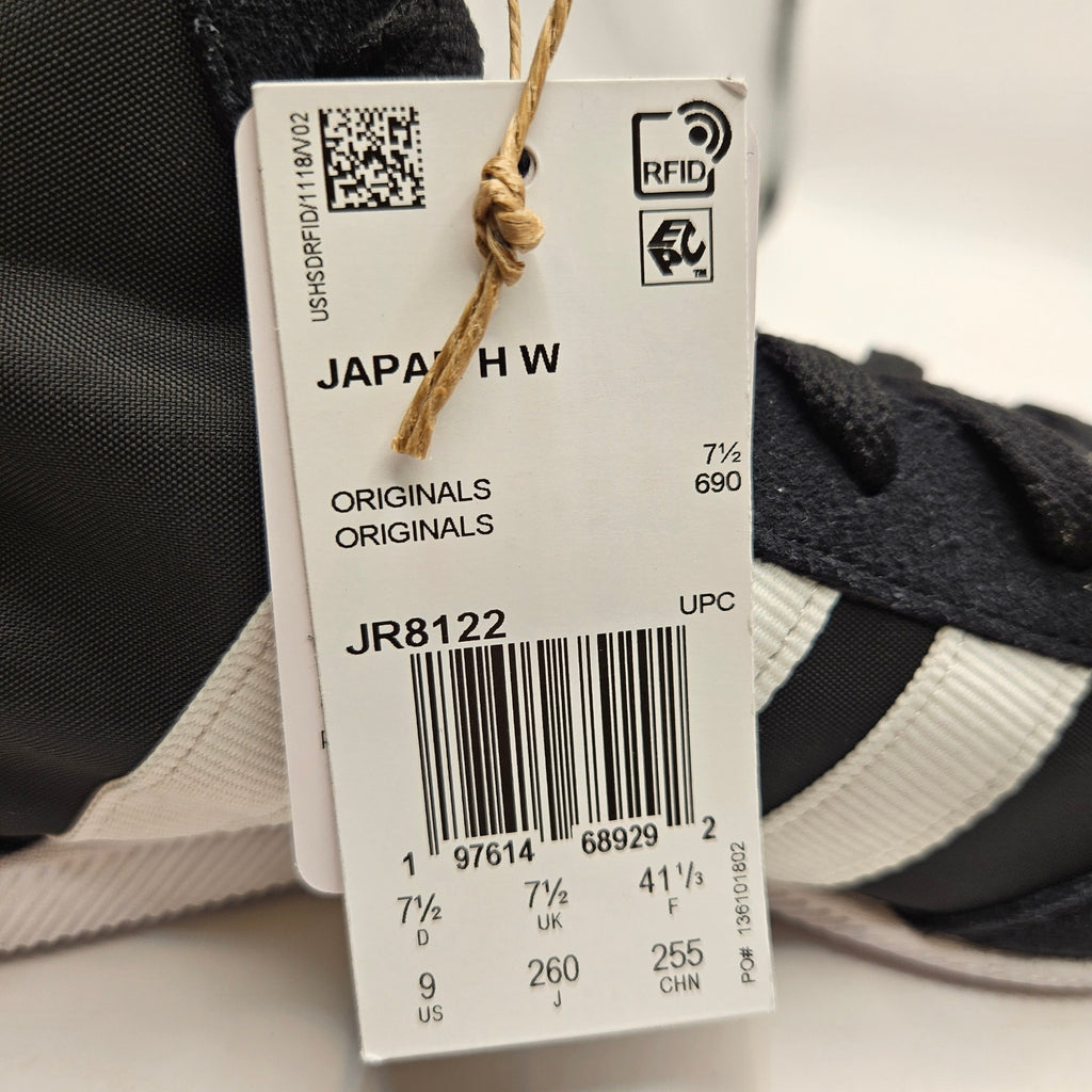 ADIDAS ORIGINALS WOMEN'S 9 JAPAN H CORE BLACK CLOUD METALLIC BOXING JR8122 NWOB