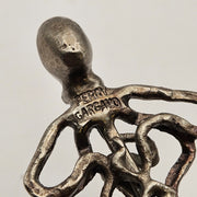 PERRY GARGANO OCTOPUS STIRRING SPOON SILVERPLATE BARWARE 12"