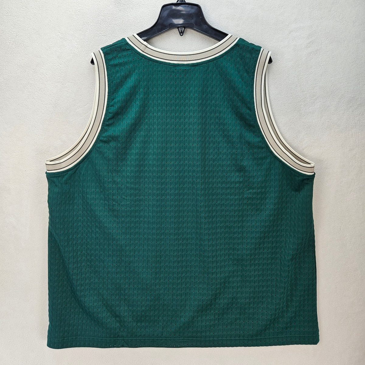 ADIDAS MEN'S XXLARGE ORIGINALS TREFOIL GREEN TANK SIDELINE JERSAEY KG8200 THICK