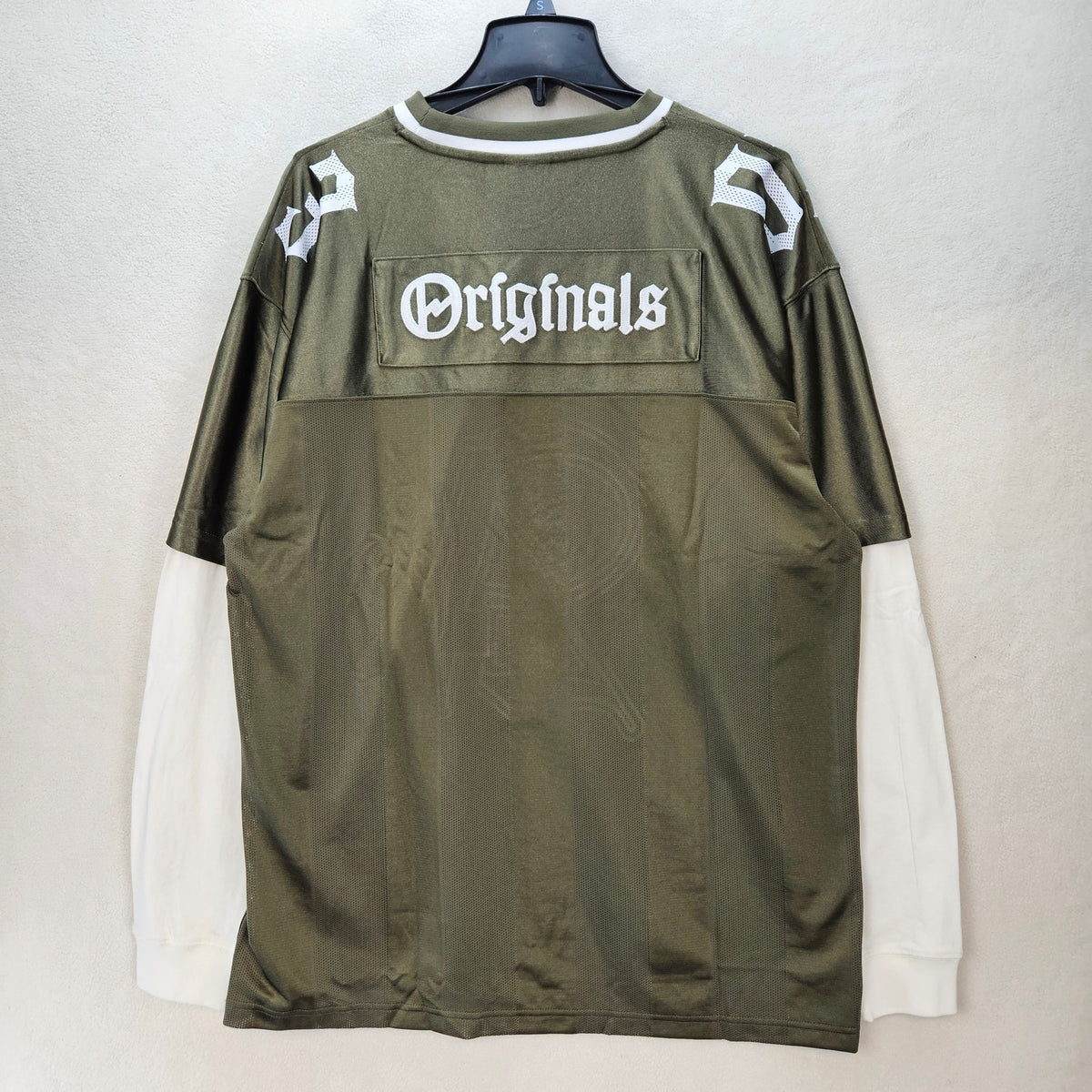 ADIDAS MEN'S MEDIUM ORIGINALS TREFOIL OG 2 IN 1 JERSEY OLIVE STRATA KS5329