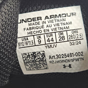 UNDER ARMOUR MEN'S 10 KICK SPRINT TRACK SPIKES BLACK WHITE 3025461-002