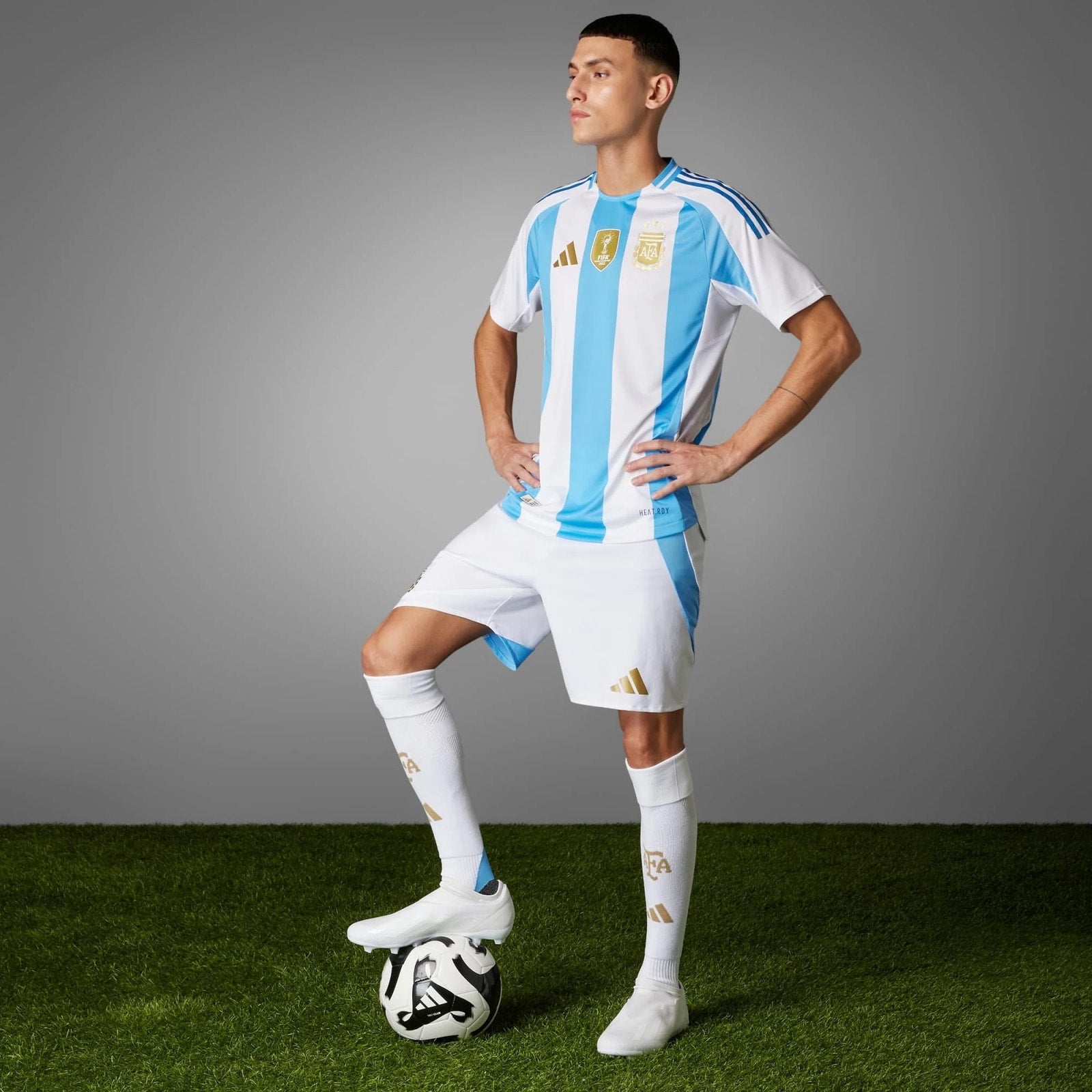 ADIDAS Men’s XLARGE ARGENTINA 2024 HOME AUTHENTIC JERSEY IP8388-210