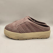 ADIDAS ORIGINAL WOMEN'S 7 ADIFOM STAN MULE BLIS PINK SUEDE SLIP ON CLOGS