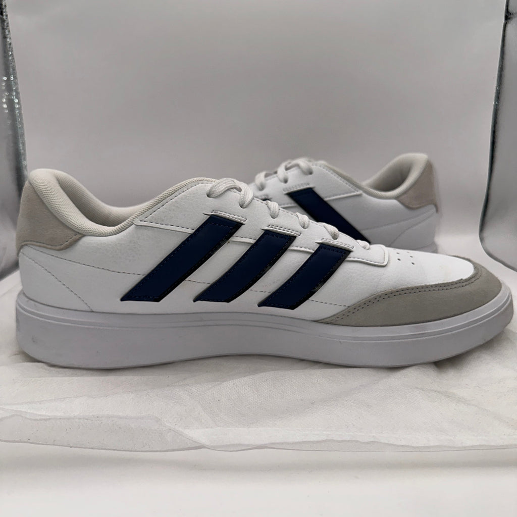Adidas Courtblock Mens sz 13 Tennis Shoe IG6862 White/Black/Gray